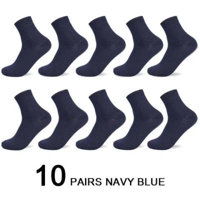 Bamboo Fiber Men Socks Business Breathable Male