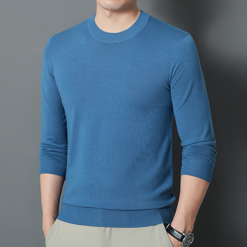 Pullover Solid-color Thermal Base Layer