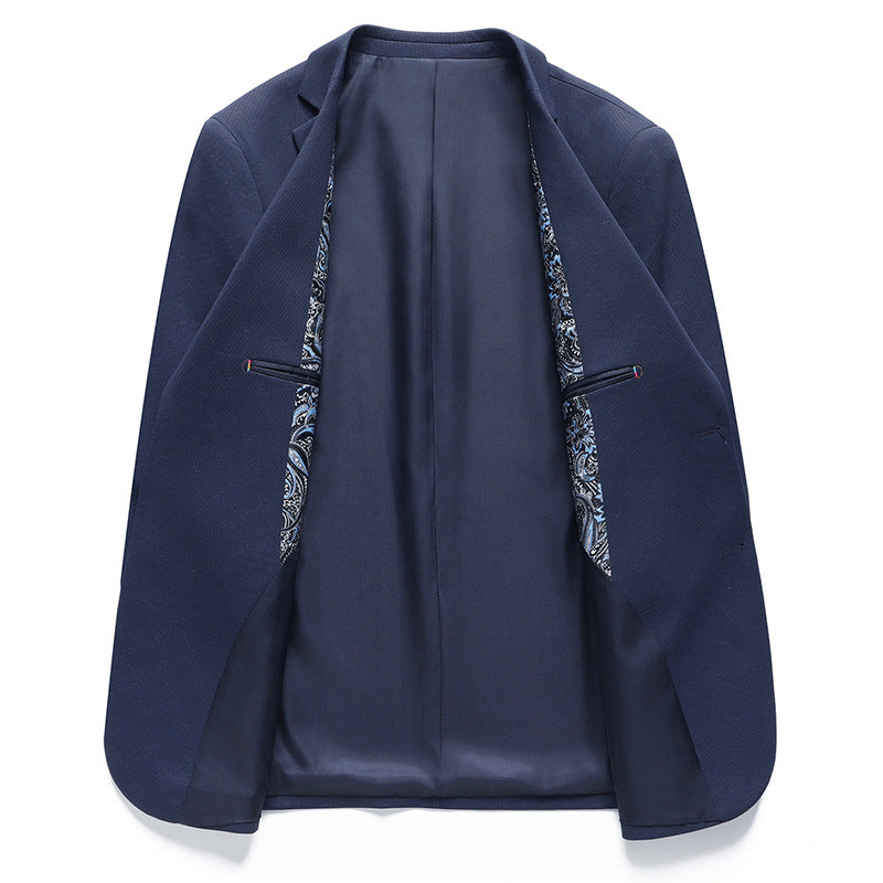 Men's Business-Casual High-End Single-Breasted Blazer