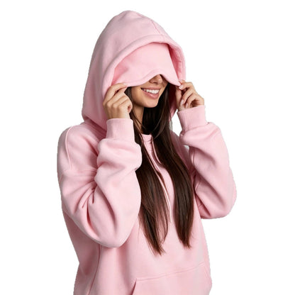 Solid Color Loose Casual Pullover Women's Clothing