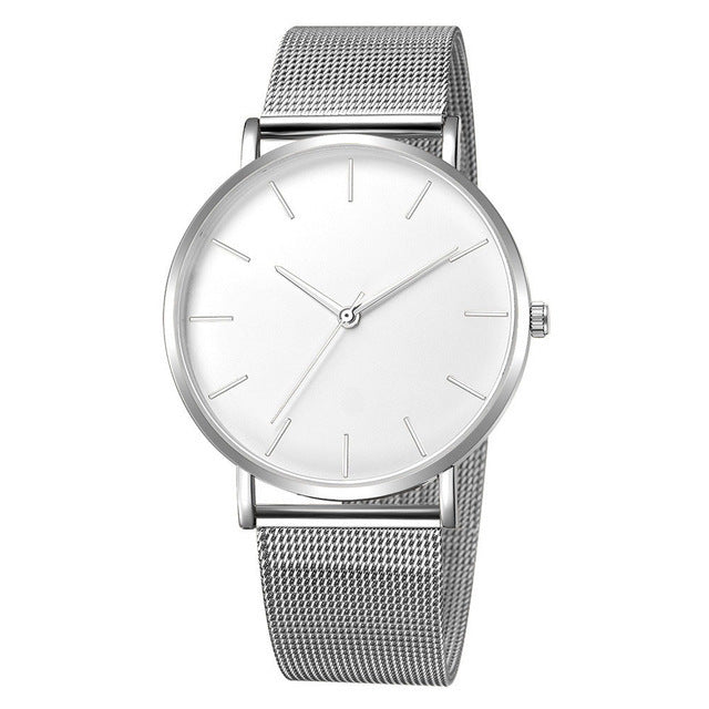 Men's Watch Simple And Stylish Mesh Strap Style