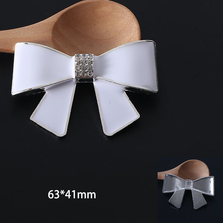 Diamond Bow-shaped Shoe Buckle Accessories Diy Phone Case Ornament Accessories