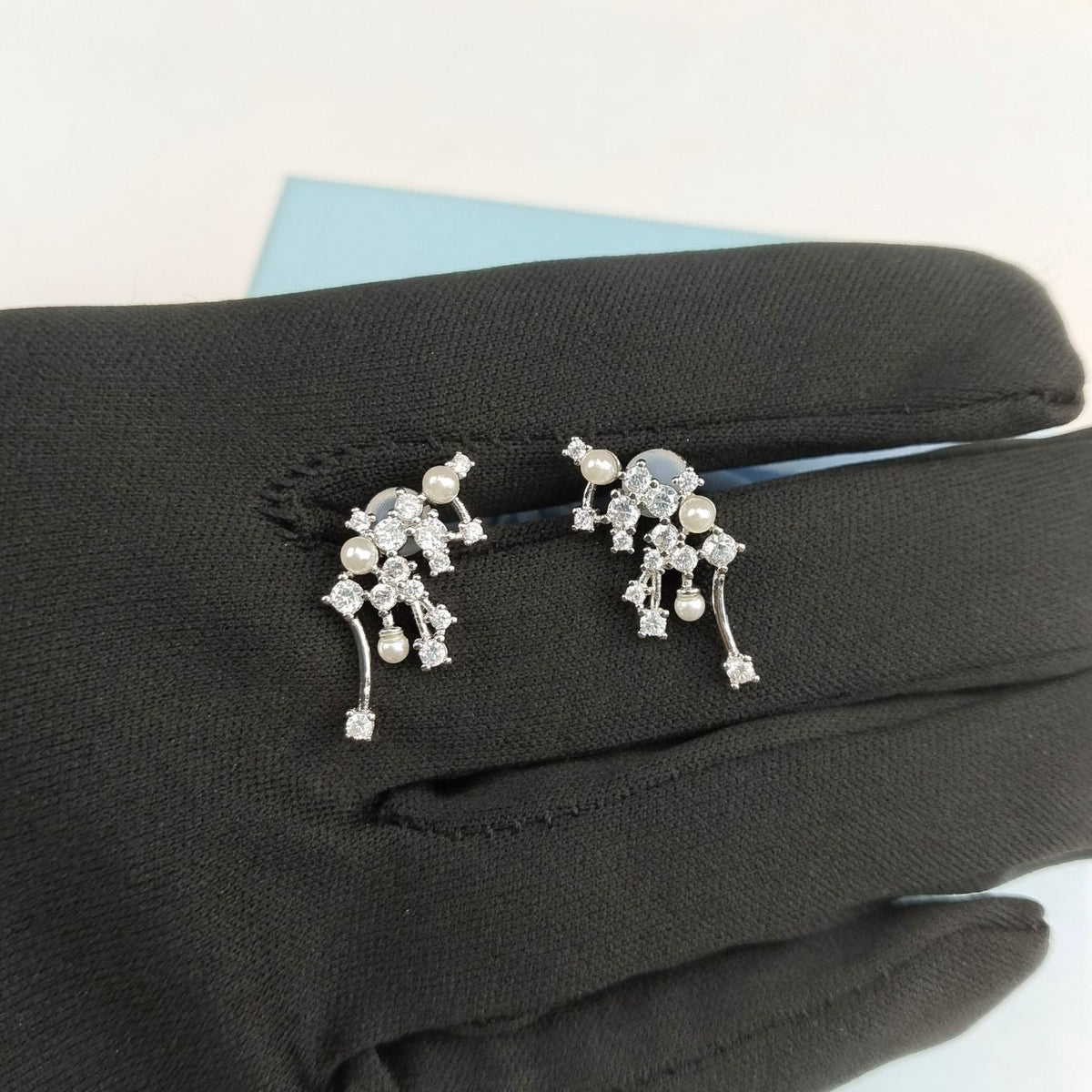 Nebula Earrings Pearl Earrings