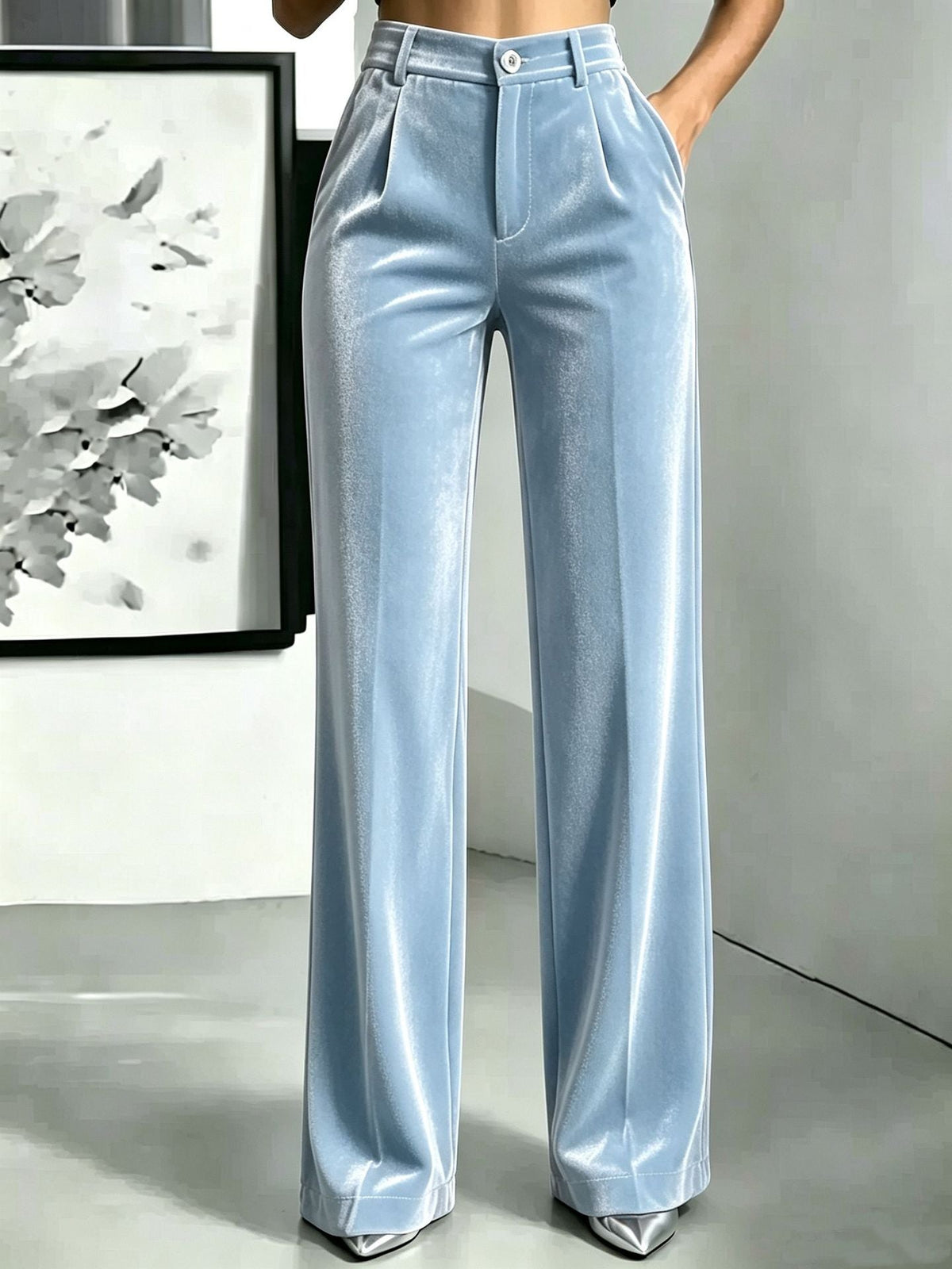 Slimming Long Suit Pants For Women European And American Style Independent E-commerce Store