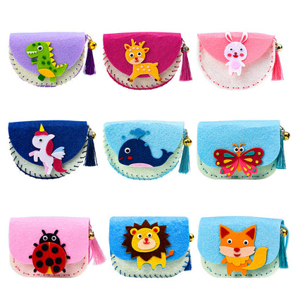 Cartoon Non-woven Bag Kindergarten Paste Material Package Educational Toys