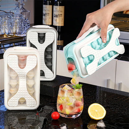 2-in-1 Silicone Ice Ball Maker