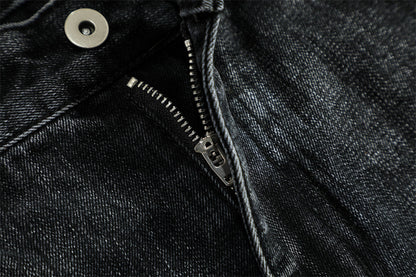 Retro Washing Water Denim Shorts Men