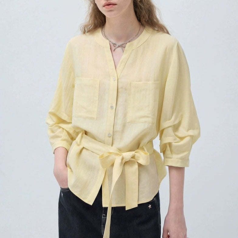 New Stylish Womens Lyocell Blouseshirt