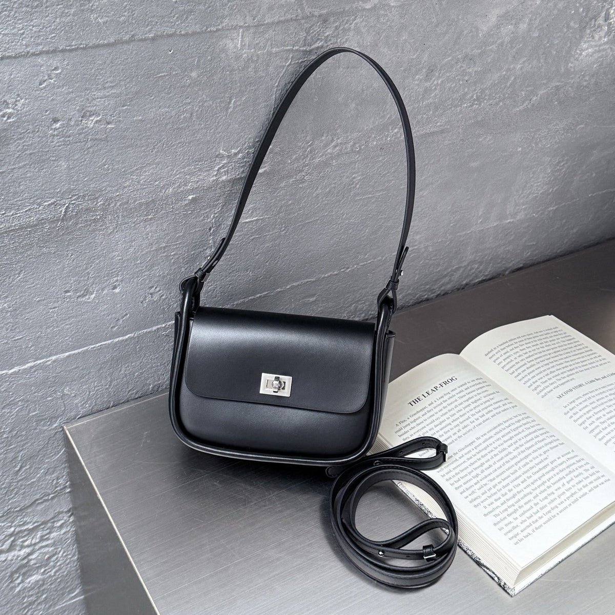 Cowhide Shoulder And Crossbody Bags As Well As Underarm Bags