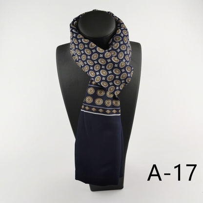 Men's Double Layer Cashmere Washed Warm Scarf