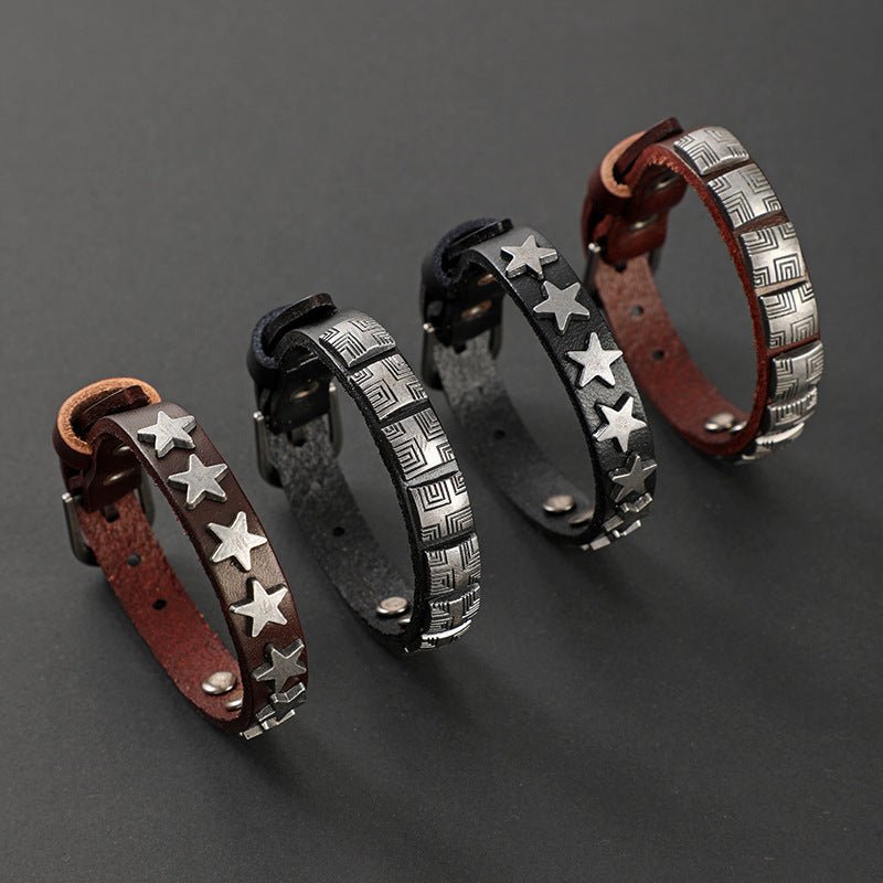 Vintage Leather Bracelet For Men And Women