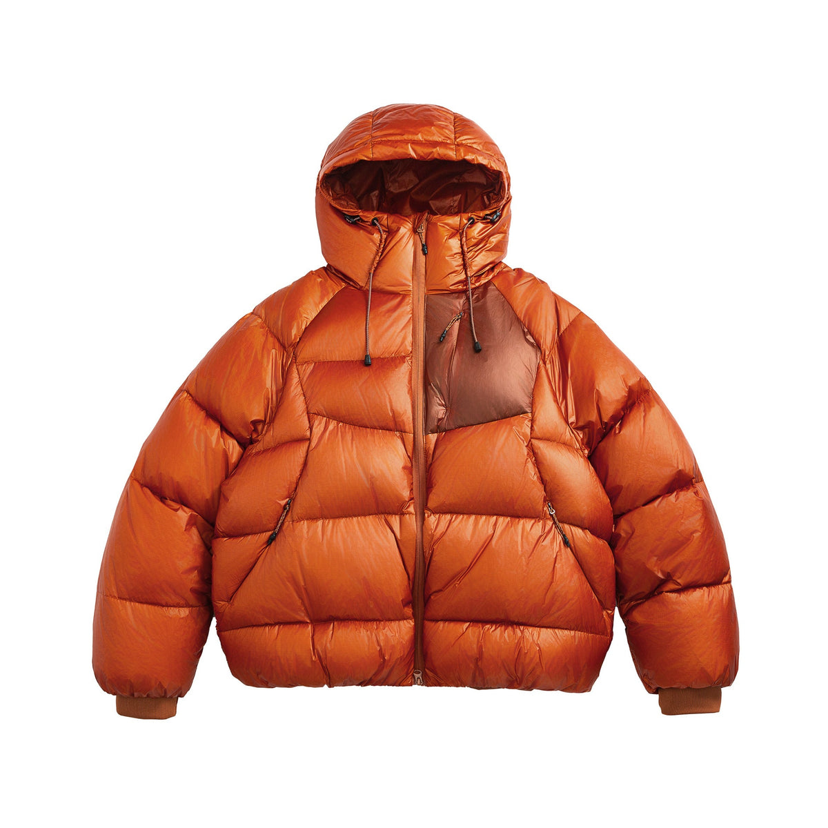 Water-repellent Quilted Hooded Insulated Down Jacket