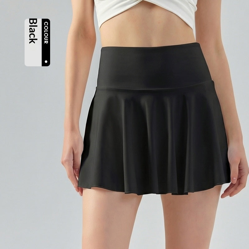 Womens Short Skirt High Waist Tummy-control Anti-exposure