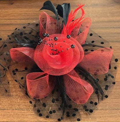 Headwear Bridal Hair Accessories Mesh Billycock Headband