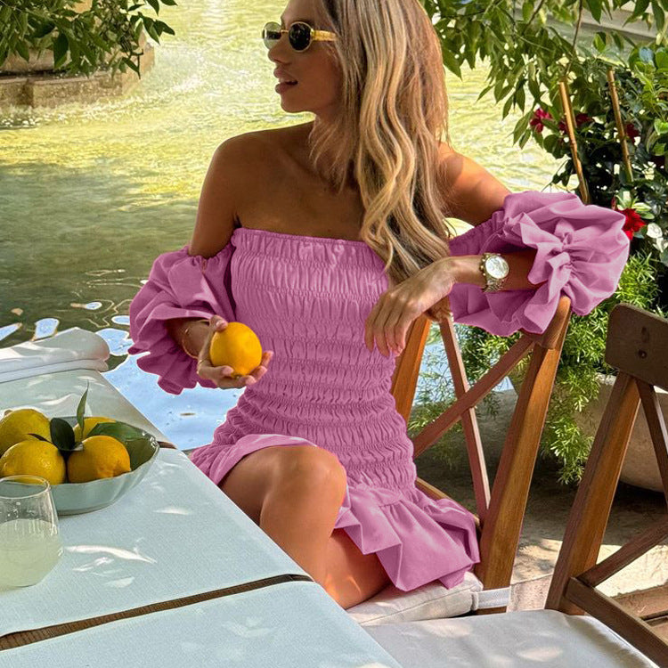 Women's Off Shoulder Tube Dress