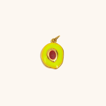 Stainless Steel Corn Pendant Plated With 18K Gold