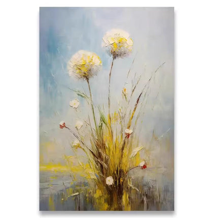 Dandelions Decoration Bedroom Posters For Wall Canvas Decor