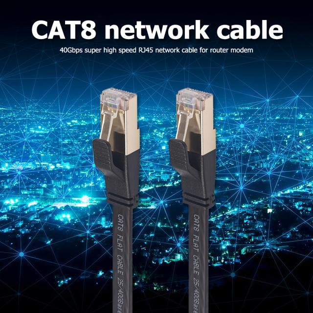 Cat8 Ethernet Cable: 40Gbps SFTP LAN Patch Cord
