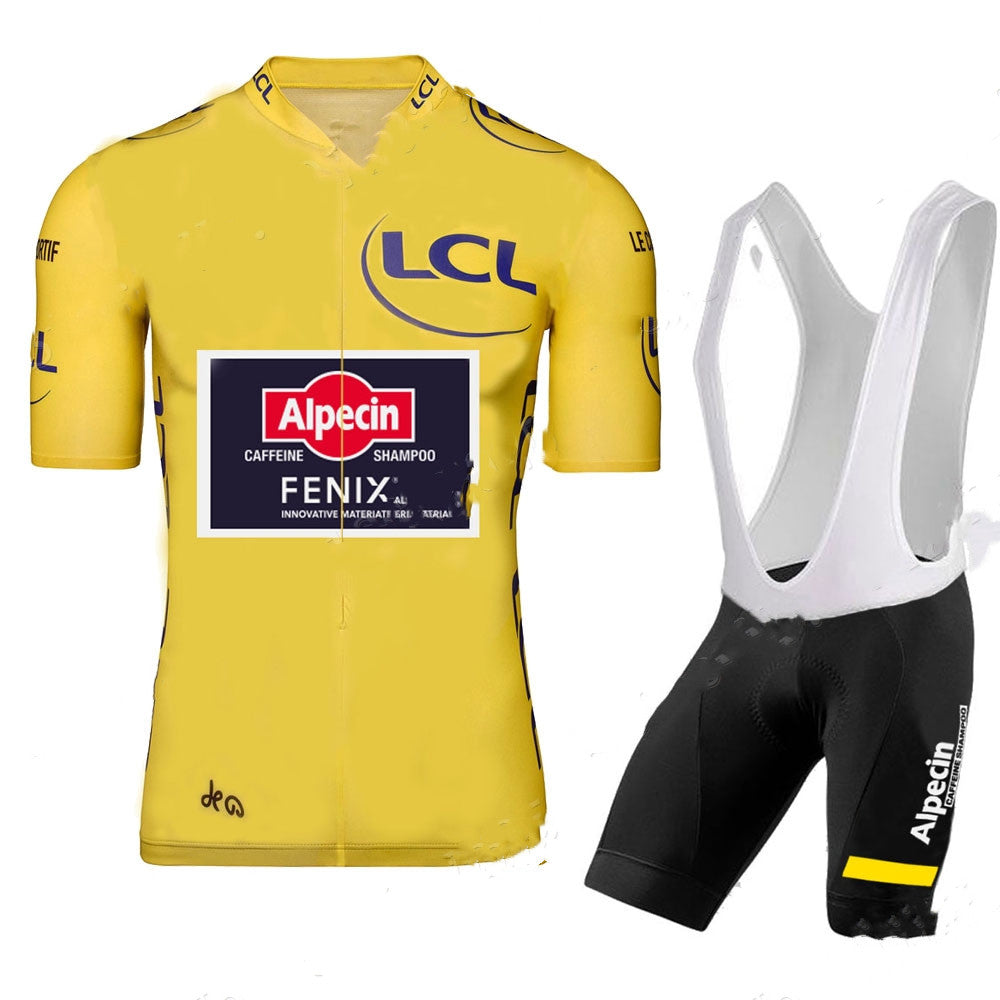 Short-sleeved Bib Cycling Jersey Suit