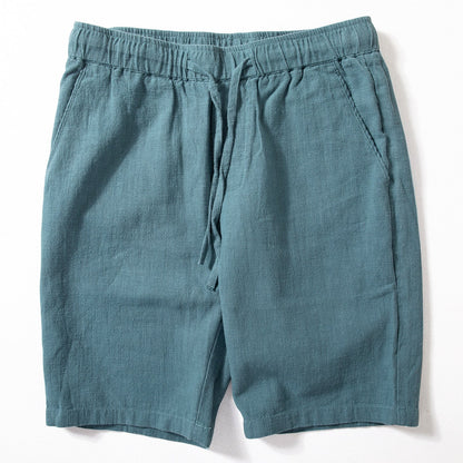 Men's Slim-fit Straight-leg Hemp Five-pocket Pants