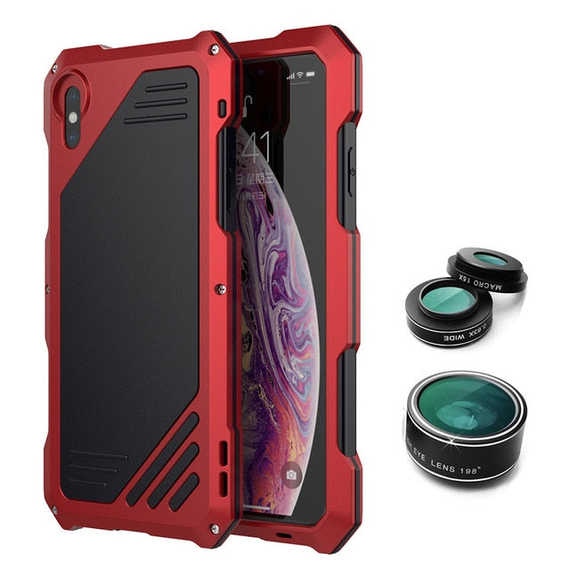 For iPhone XS Max Lens Kit Case Fisheye Macro Wide Angle