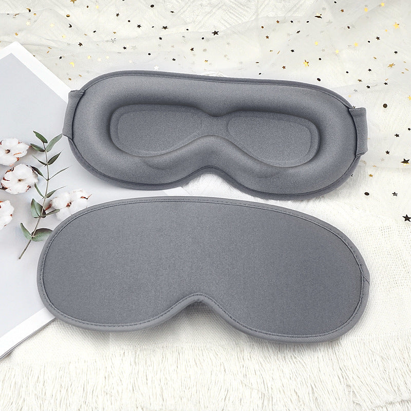 3D blackout eye mask integrated 3D nasal wing breathable elastic band adjustment