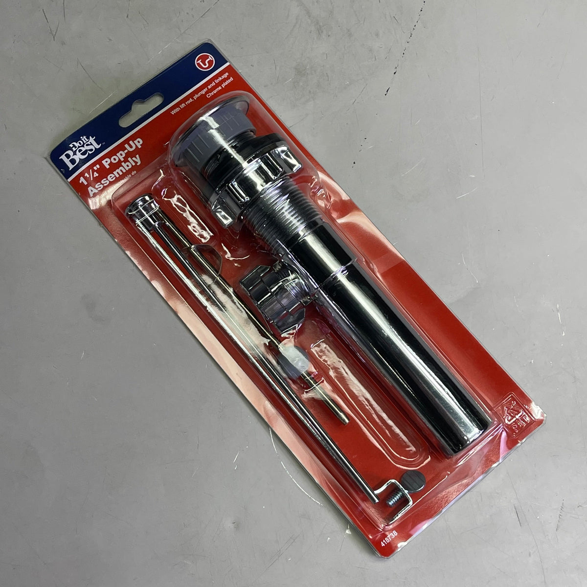 DO IT BEST Sink Pop-Up Assembly 1-1/4" Chrome-Plated DIB820-70 418738