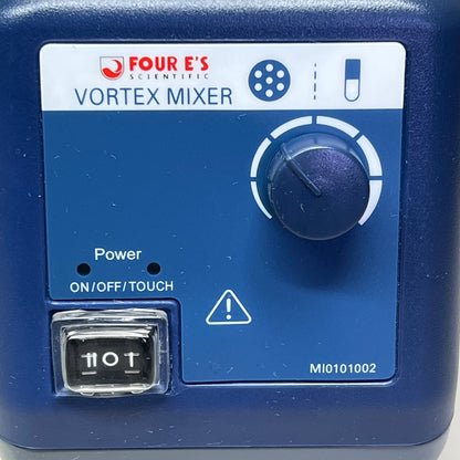 FOUR E'S Variable Speed Vortex Mixer Aluminum Housing 0-3000RPM MI0101002 (Used)