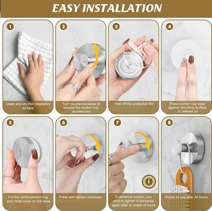 AquaGrip Suction Hooks
