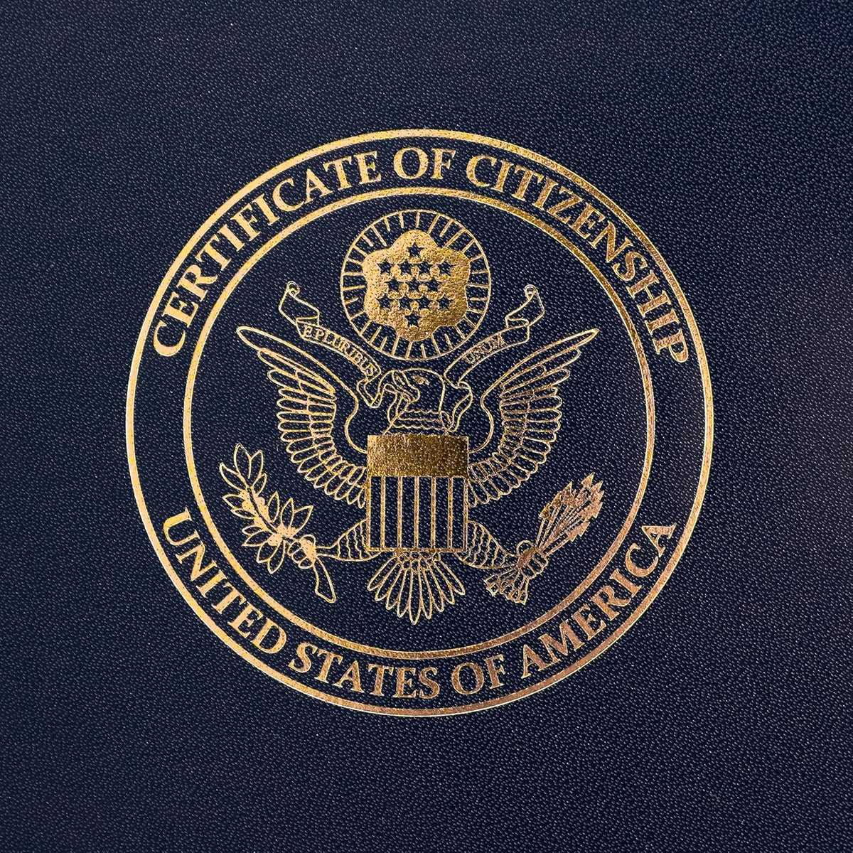 US Citizenship Certificate Holder Naturalization Certificate Cover with logol 'Certificate of Citizenship' US Citizenship Gifts