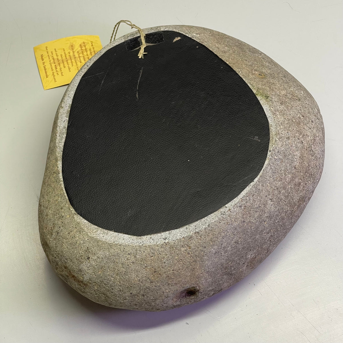 HABINI River Stone Bowl 15"x11.5"x5" Grey