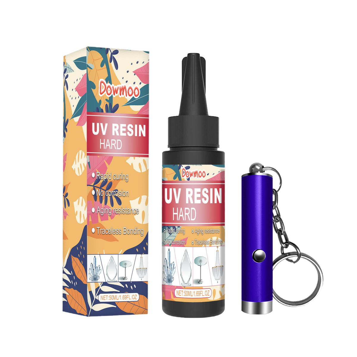 Resin Glue Crystal Drop Glue Diy Handmade Crafts Odorless High Transparent Quick Drying Glue