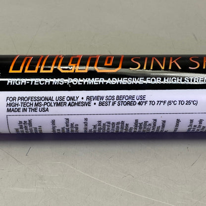 NITRO (2 PACK) Sink Shot High Tech Ms Polymer Adhesive 9.8 oz White 28224TA