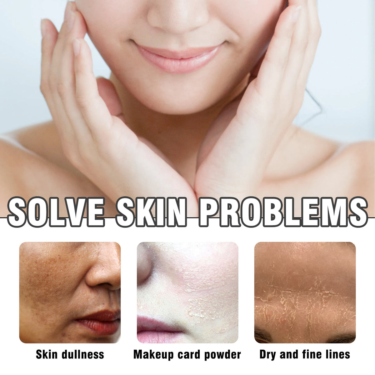 Castor Oil, Multi-Effect Massage Oil For Skin Whitening And Smoothing Hair