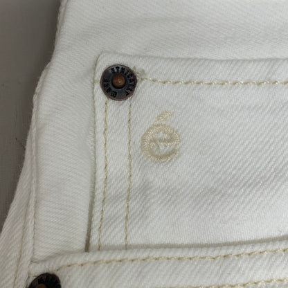 ETICA Tyler High Waist Straight Leg Ankle jeans Vintage White Size 27 EW180114A