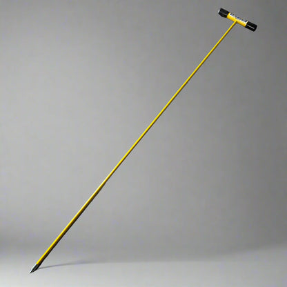 PLUMB-PRO T-Handle Fiberglass Soil Probe Sz 5.1' H, Yellow