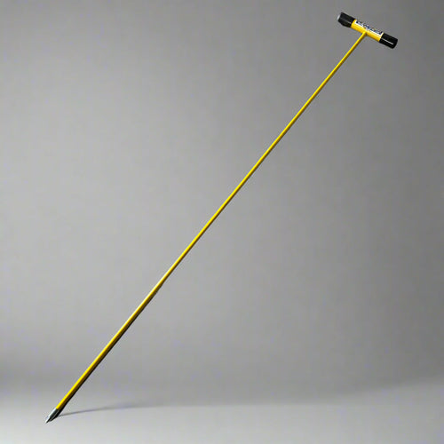 PLUMB-PRO T-Handle Fiberglass Soil Probe Sz 5.1' H, Yellow