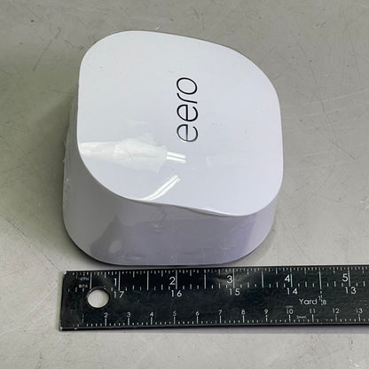 AMAZON Eero 6+ Mesh Wifi Router 1 Gigabit, 75+ devices, 1500 sq ft White R010001 (New Other)