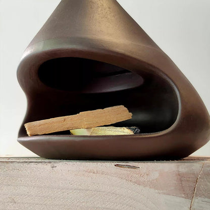 Handcrafted Ceramic Palo Santo and Sage Holder - A Practical Incense Burner and Scent Stand for Home Decor