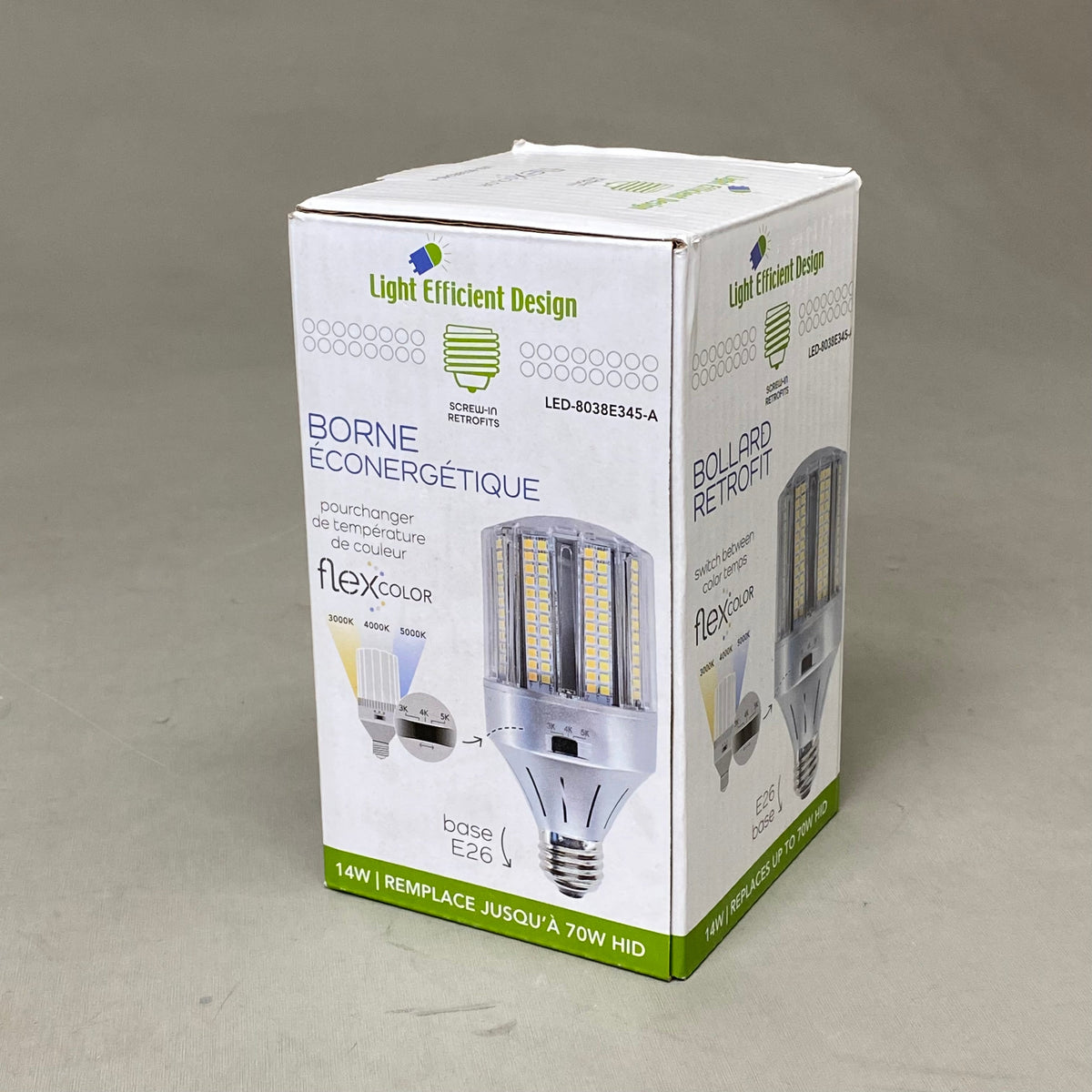 ADAPTACION BOLARDO LED Bollard Retrofit Lamp Light White LED-8038E345-A