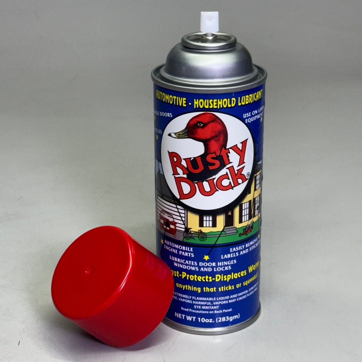 RUSTY DUCK (2 PACK) Lubricates Door, Hinges, Windows & Locks 10 oz