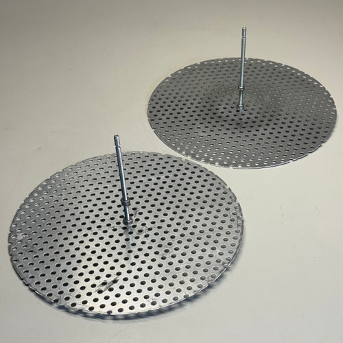 Metal Perforated Filter Disc (2 Pack) Sz 12” Gray