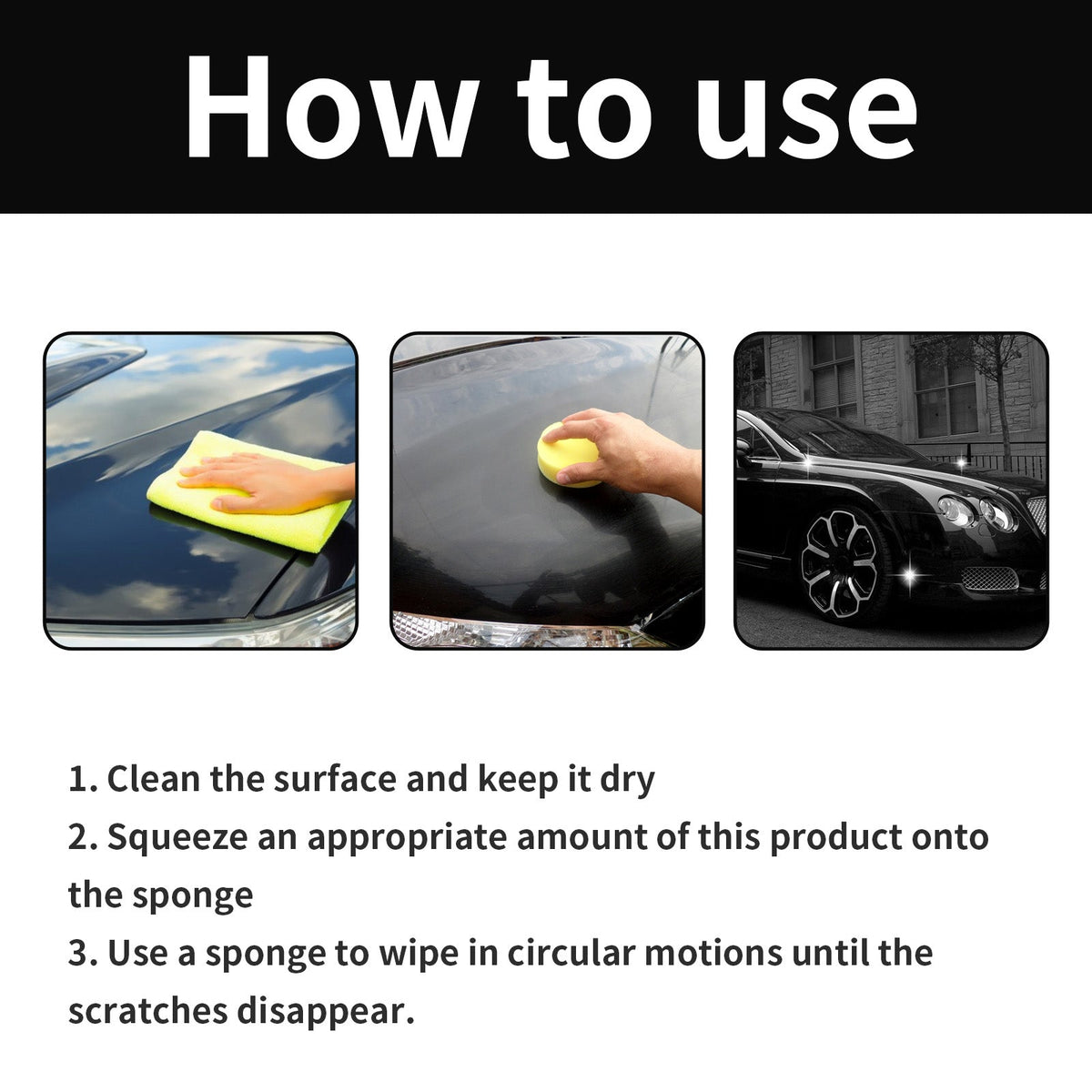 Repairs Deep Scratches Graphene Wax, Car Paint Repair Deep Scratches Graphene Wax Refurbished Car Wax