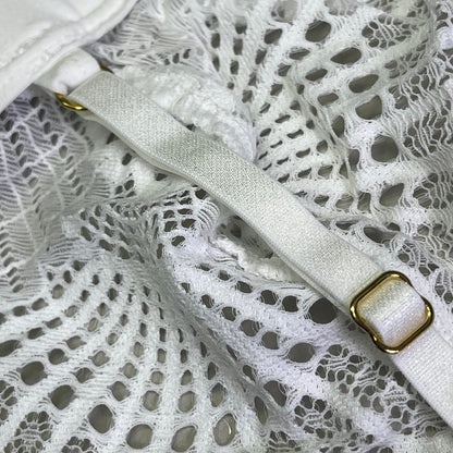 COMMANDO Butter + Lace Bralette Small White GEO500WHT