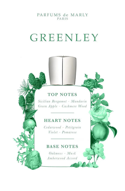 Parfums De Marly Greenley Unisex Edp – Fresh Citrus Green Woody, 4.2 Fl oz / 125 ml