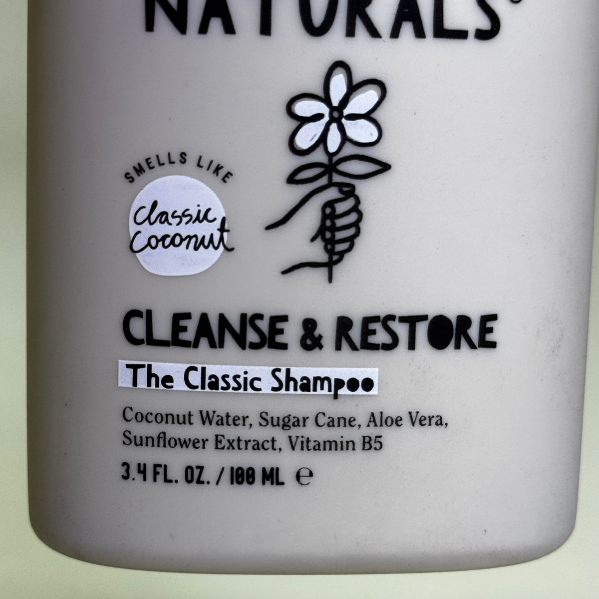CALIFORNIA NATURALS (12 PACK) Cleanse & Restore The Classic Shampoo 3.4 Fl Oz Clear