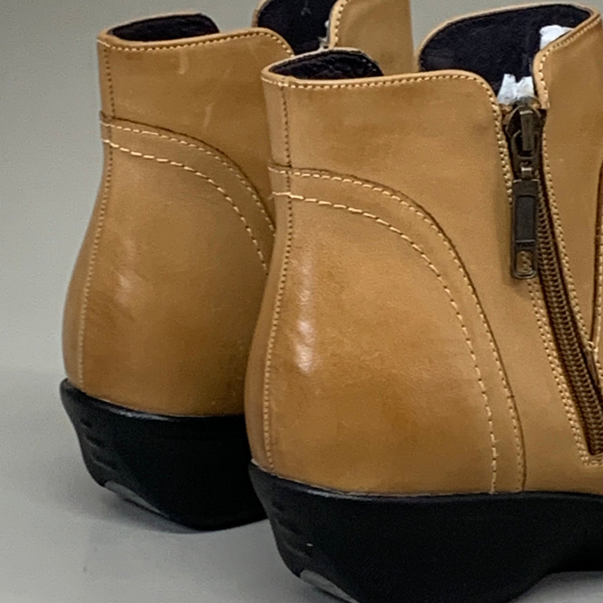 PROPET Waverly Leather Walking Ankle Boot Women's SZ 8 Tan WFX085LTANM-08