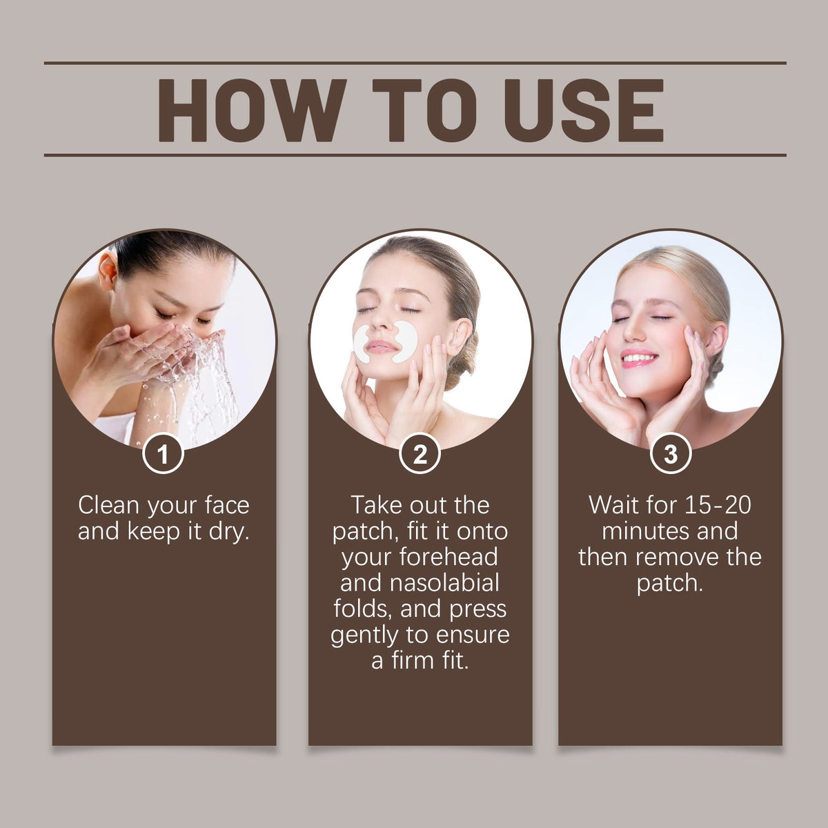 Forehead Smile Patch For Reducing Facial Wrinkles And Firming Skin Care Patch