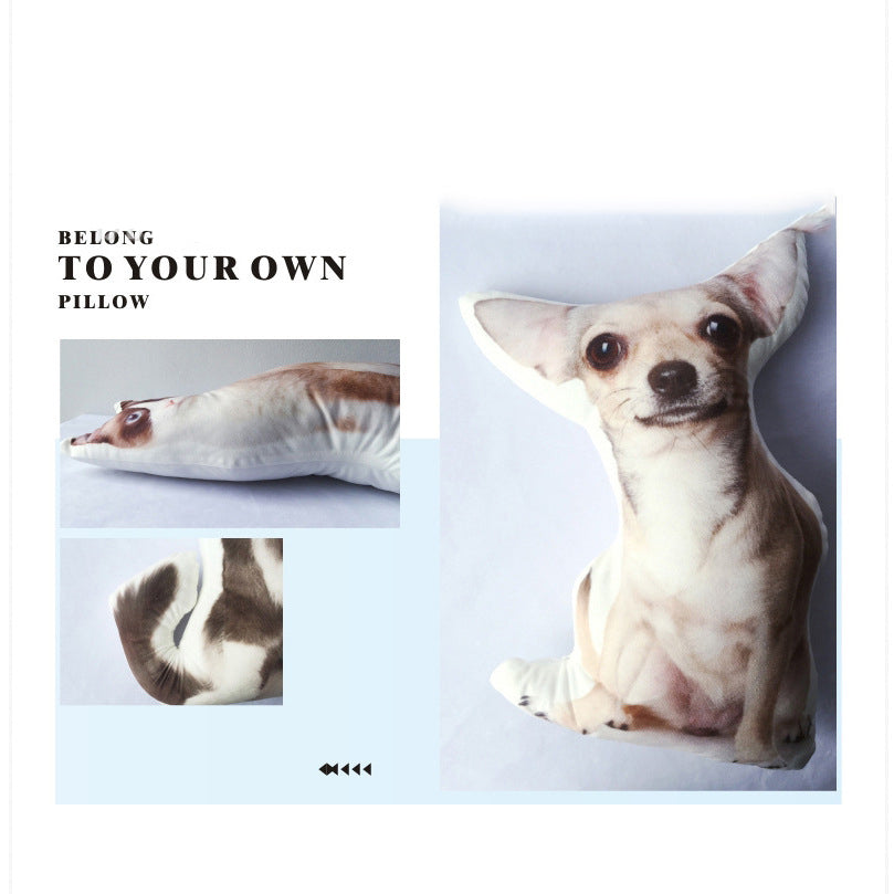 Cute Pet Shaped Pillow Custom To Map Custom DIY Sofa Cushion Car Pillow