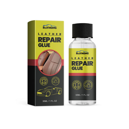 RAYHONG Leather Repair Glue, Reconditioning Leather Seat Leather Sofa Scratches And Cracks Repair Liquid